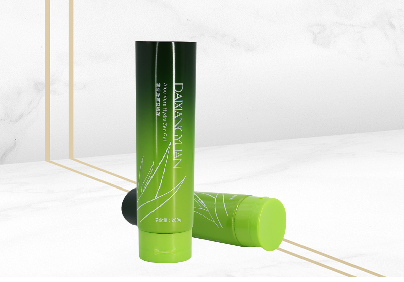 200g Green Plastic Body Cleanser Tubes