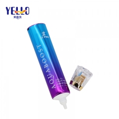 Luxury Empty Laminated Cosmetic Squeeze Tubes With Acrylic Caps
