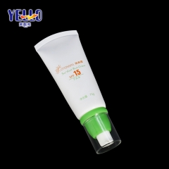 70g Sun Block Base Cream Empty Airless Pump Tubes For Cosmetics