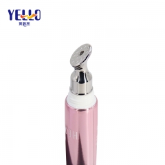 Laminated Plastic Eye Cream Container Cosmetic Squeeze Tubes With Applicator