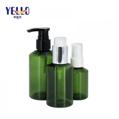 60ml 100ml 150ml Botellas de spray de niebla fina cosmética verde