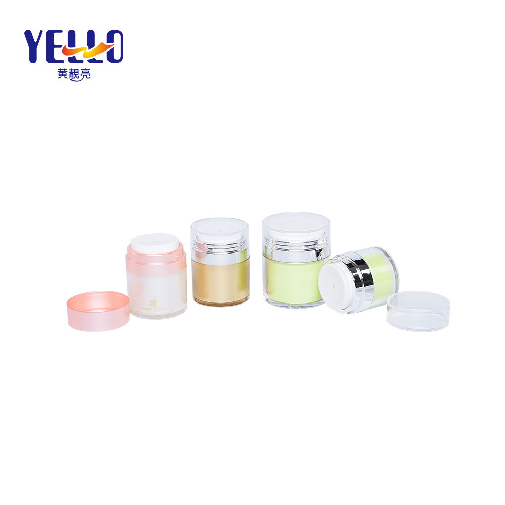 15g 30g 50g Acrylic Plastic Airless Pump Cream Jar Moisturizer Container