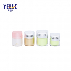 15g 30g 50g Acrylic Plastic Airless Pump Cream Jar Moisturizer Container