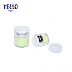 15g 30g 50g Acrylic Plastic Airless Pump Cream Jar Moisturizer Container