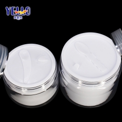 Wholesale White PET Plastic Body Butter Tank Cosmetic Cream Jar