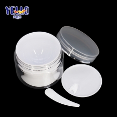 Wholesale White PET Plastic Body Butter Tank Cosmetic Cream Jar