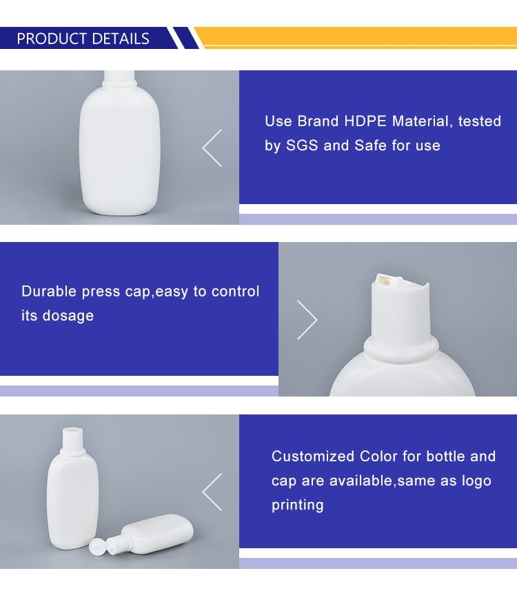 200Ml Hdpe Matte White Shampoo Bottle With Disc Top Cap