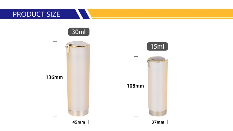 Botellas de bomba sin aire de 15ML 30ML