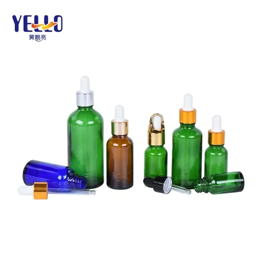 round glass serum dropper bottle