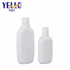 200Ml HDPE Plastic Matte White Shampoo Bottle With Disc Top Cap