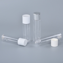 Cylinder Plastic Empty Cosmetic Bottles For Skin Toner And Lotion