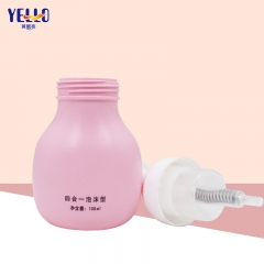 Cute Pink Foaming Hand Soap Bottles, 100ml HDPE Foamer Bottle