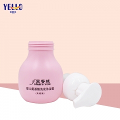 Cute Pink Foaming Hand Soap Bottles, 100ml HDPE Foamer Bottle