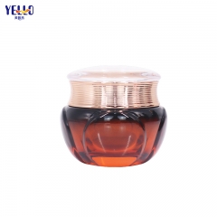 New Design Cosmetic Glass Jars With Lids And Cosmetic Pump Bottle