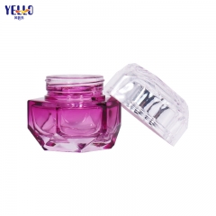 Luxury Glass Cosmetic Jars With Lids And Lotion Pump Bottle Set