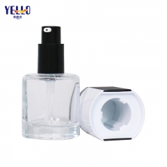 30ml 45ml Clear Glass Lotion Serum Pump Bottles Wholesale