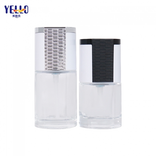 30ml 45ml Clear Glass Lotion Serum Pump Bottles Wholesale