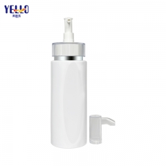 Custom Best Travel White Decorative Shampoo Bottles With Acrylic Pump