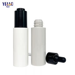 Custom 20ml 30ml Serum Bottles, 1 oz Empty Plastic Oil Dropper Bottles