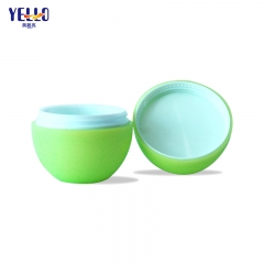 Wholesale 50ml 1.7 fl oz Cosmetic Jars Plastic Cream Container Egg Shape