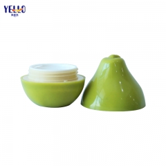 Baby Cream Plastic Cosmetic Containers Jars With Lids Pear Shape