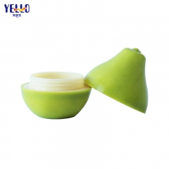 Baby Cream Plastic Cosmetic Containers Jars With Lids Pear Shape