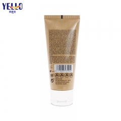 Eco Friendly Kraft Paper Cosmetic Squeeze Tubes For Cream