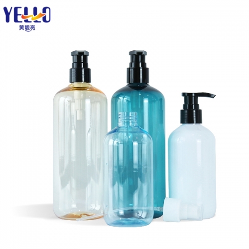 Round 250ml 8 oz Plastic Shampoo And Conditioner Container Bottle Packaging