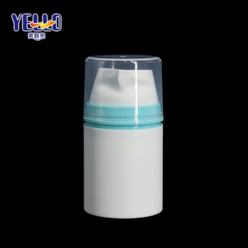 50Ml Plastic White Skin Care Airless Pump Cosmetic Bottle Wholesale