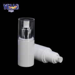 50 Ml White PET Refillable Airless Pump Spray Bottles For Skin Care