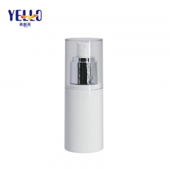50 Ml White PET Refillable Airless Pump Spray Bottles For Skin Care