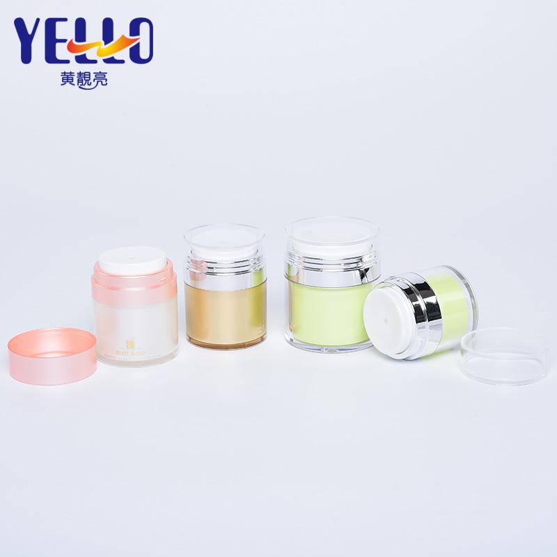 Tarros de crema con bomba sin aire de 15 ml, 30 ml, 50 ml