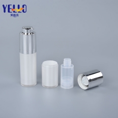 Acrylic Cosmetic Airless Vacuum Pump Bottles 15ml 30ml 1 oz 50ml