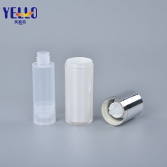 Acrylic Cosmetic Airless Vacuum Pump Bottles 15ml 30ml 1 oz 50ml