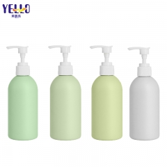 250ml Lotion Bottles With Pump Bulk / Pink PET Shampoo Bottle