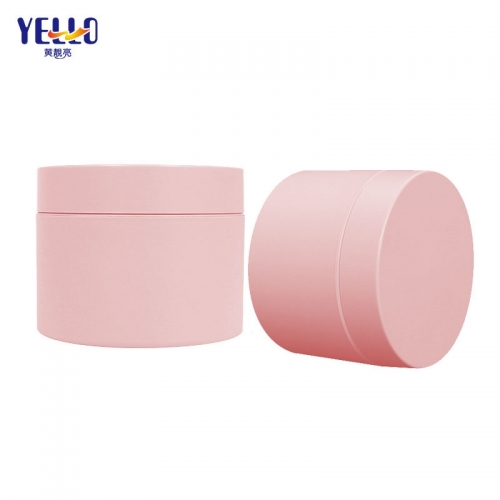 250Ml 8Oz Plastic Pink Cosmetic Body Cream Jars With Lids Wholesale