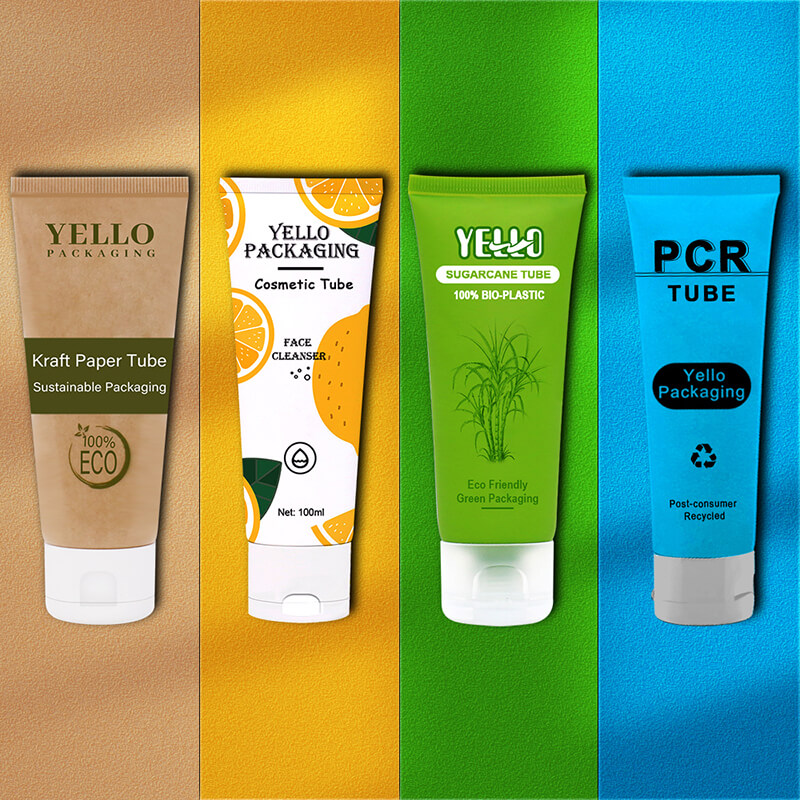 Eco friendly cosmetic tube packaging