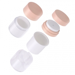 Pink Refillable Replaceable 50Ml Airless Pump Jar For Cream