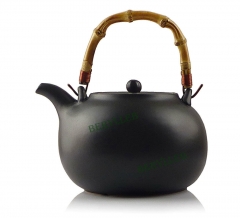 High Grade Black Ceramic Teapot 1200ml 40fl. oz * Free Shipping