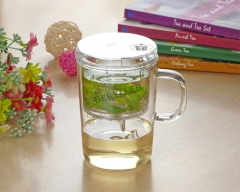 SAMA High Grade Gongfu Glass Teacup Mug w/t Infuser S001 430ml 14.4fl. oz * Free Shipping