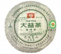 Bada High Mountain Organic Tea * 2010 Yunnan Menghai Dayi Raw Pu'er Tea Cake 357g 12.59oz * Free Shipping