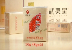 8g * 2 (a small box, 0.56 oz)