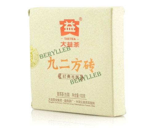 92 Square Brick * 2011 Yunnan Menghai Dayi Raw Pu’er Tea 100g 3.53oz * Free Shipping
