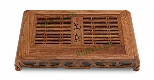 He Mei * Chinese Tang High Grade Rosewood Tea Tray Serving Table 53.4x32.4x8.4cm * Free Shipping