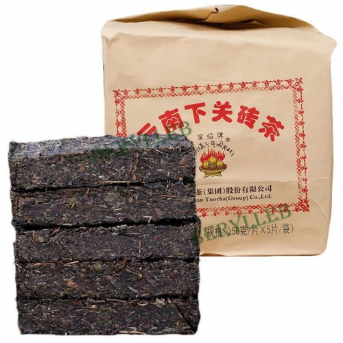 2018 Yunnan Xiaguan Bao Yan Pai Raw Pu’er Tea Brick * Free Shipping
