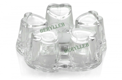 High Grade Beautiful Heart Shape Clear Glass Teapot Warmer * Free Shipping