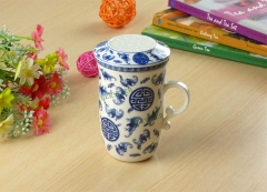 Fortune Blue & White Teacup