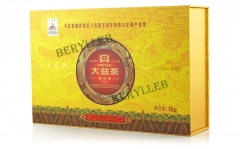 Golden Brick * 2009 Yunnan Menghai Dayi Ripe Pu'er Tea * Free Shipping