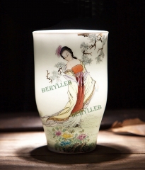 Hand Painted Jingdezhen Beauty Porcelain Gongfu Teacup 170ml 5.7fl.oz * Free Shipping