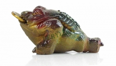 Color Change Golden Toad Zisaha Tea Pet Tea Curios 120*80*60mm * Free Shipping